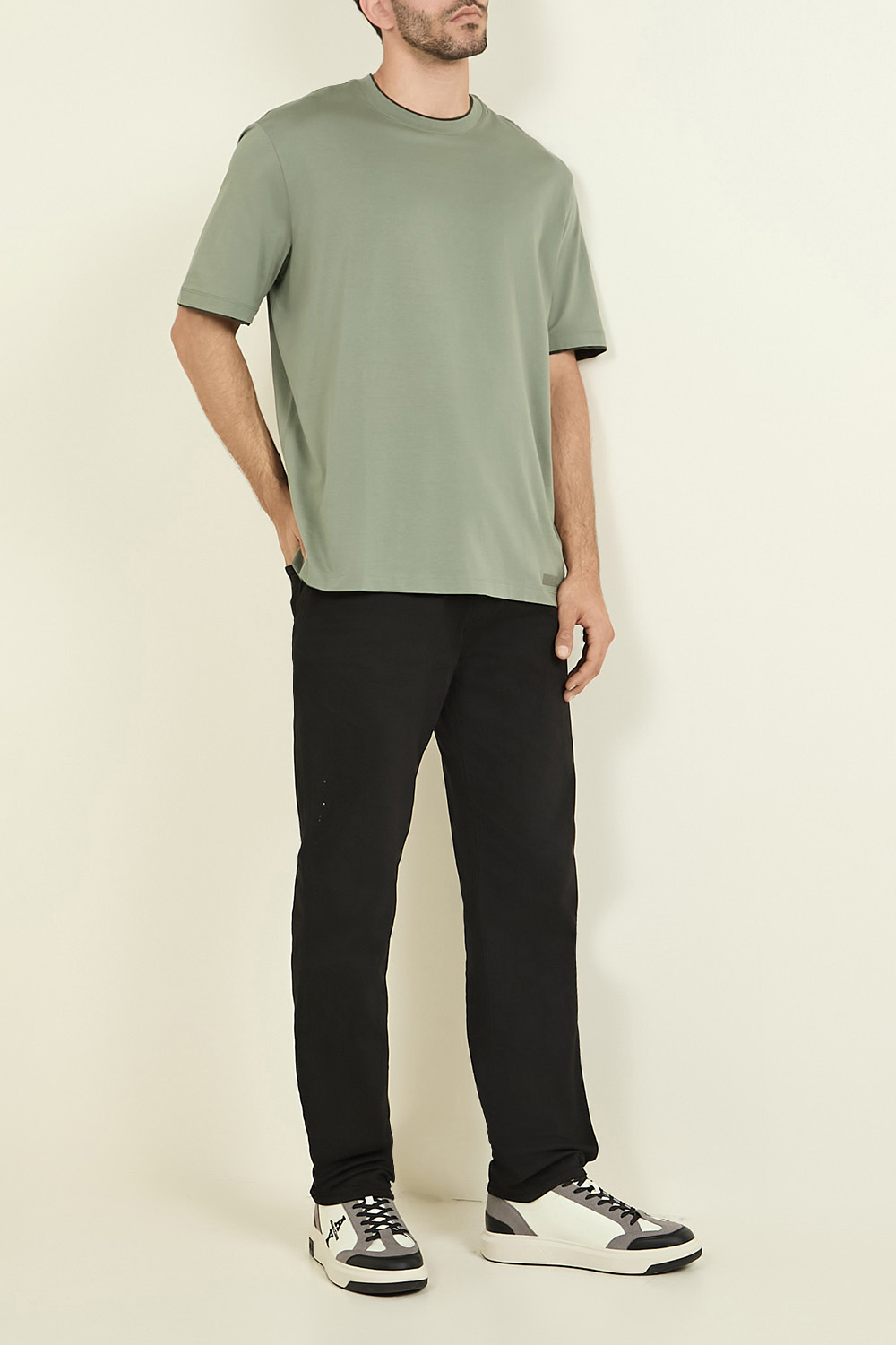 חולצת טי במראה שכבות ARMANI EXCHANGE